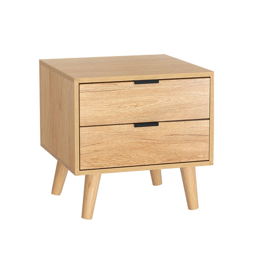Artiss Bedside Table Drawers Nightstand Side End Table Storage Cabin - Main Image