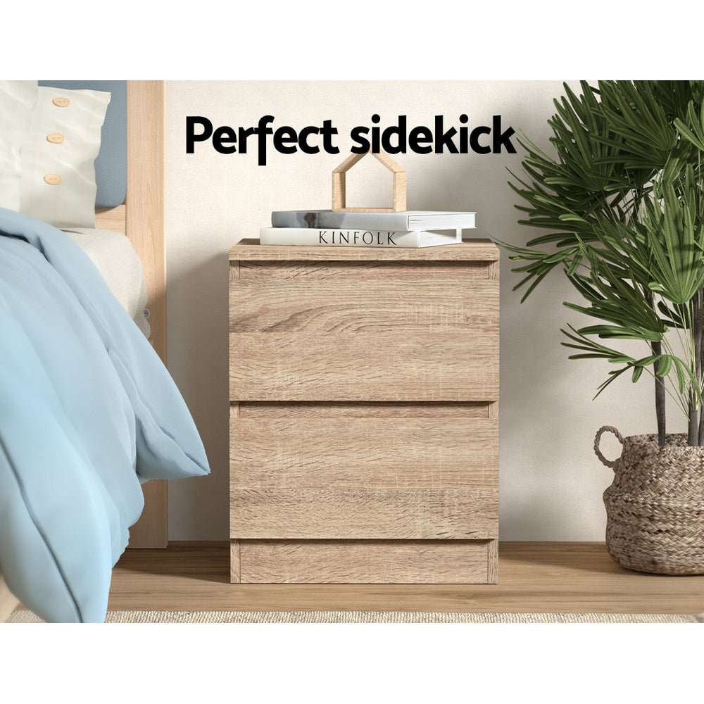 Artiss Bedside Table with Drawers