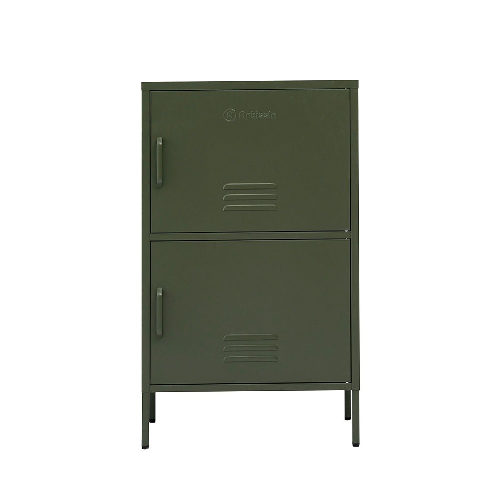 ArtissIn Double Storage Cabinet Shelf Organizer Bedroom Green | Kids Mega Mart | Shop Now!