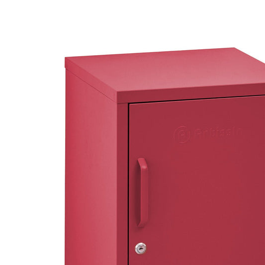 ArtissIn Metal Locker Storage in Pretty Pink, perfect for organizing kids essentials stylishly.