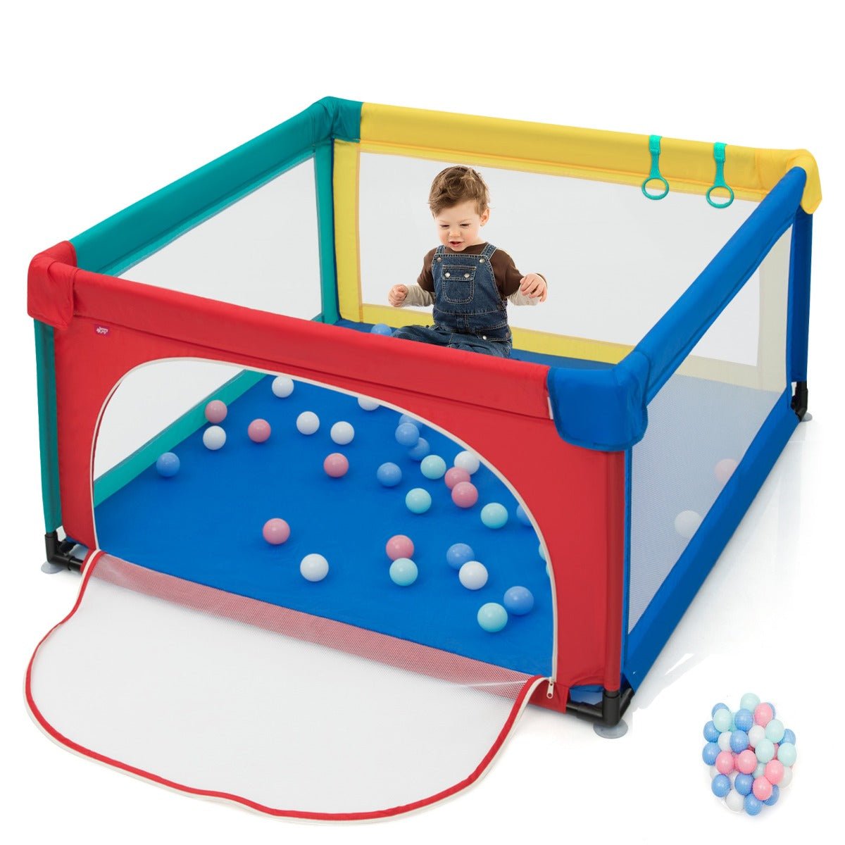 Multi-Color Baby Playpen - Where Imagination Takes Flight Multi-Color Baby Playpen - Where Imagination Takes Flight