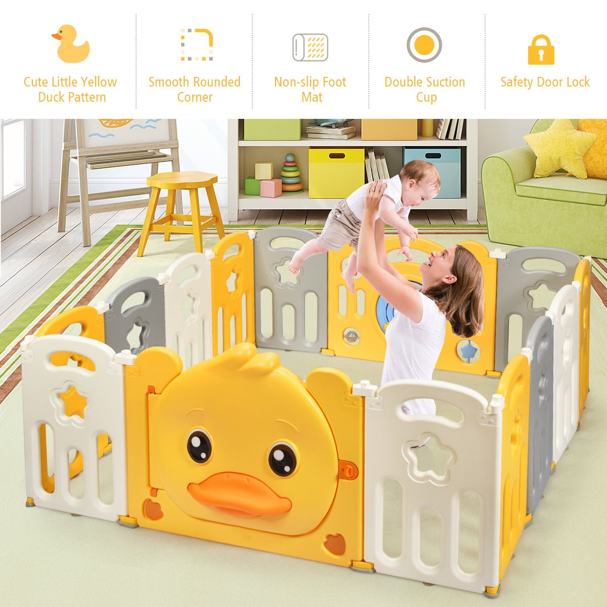 Foldable Baby Fence - Explore & Play