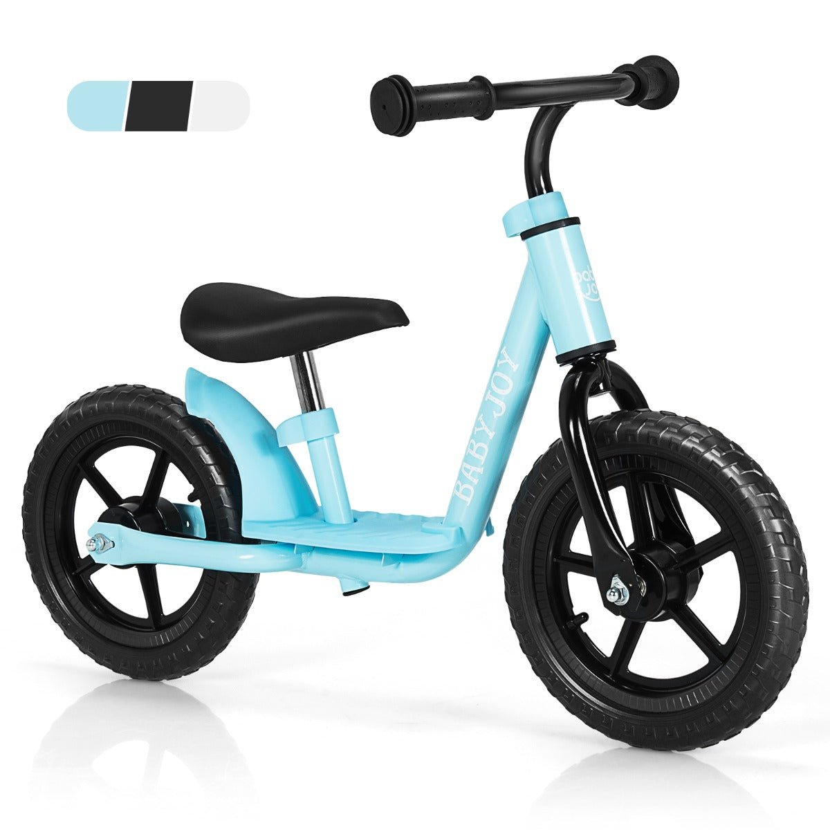 Ride into Freedom: Kids Blue Balance Bike with Adjustable Handlebar and Seat