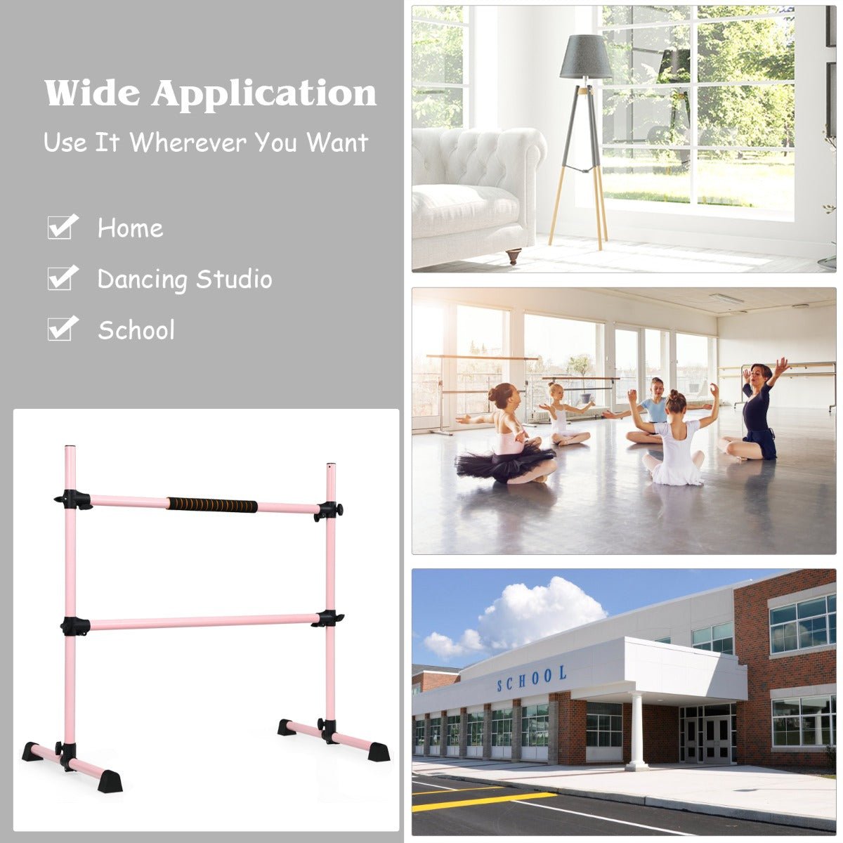 Pink Home Ballet Barre Pink Home Ballet Barre