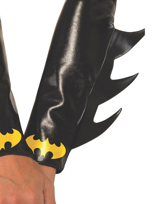 DC Comics Batgirl gauntlets for adults, perfect for completing a superhero costume look.
