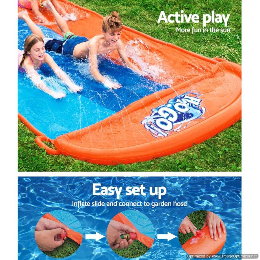 Inflateable slip and slide 4.88M by Bestway for exciting outdoor fun for kids. Inflateable slip and slide 4.88M by Bestway for exciting outdoor fun for kids.