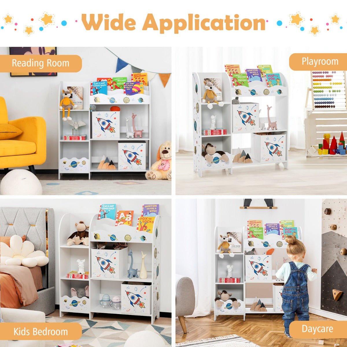 Display Shelf Toy Storage with Storage Rack - Organize Kids Adventures