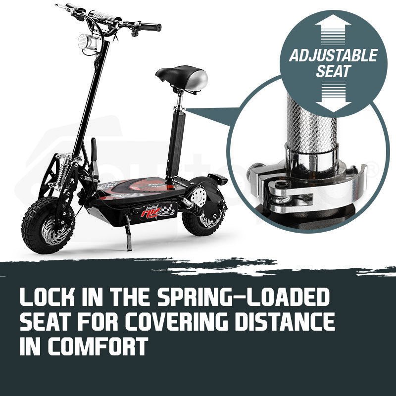 Bullet RPZ1600 48V 1000W Turbo Electric Scooter Black Red - Ideal for childrens home fun. Bullet RPZ1600 48V 1000W Turbo Electric Scooter Black Red - Ideal for childrens home fun.