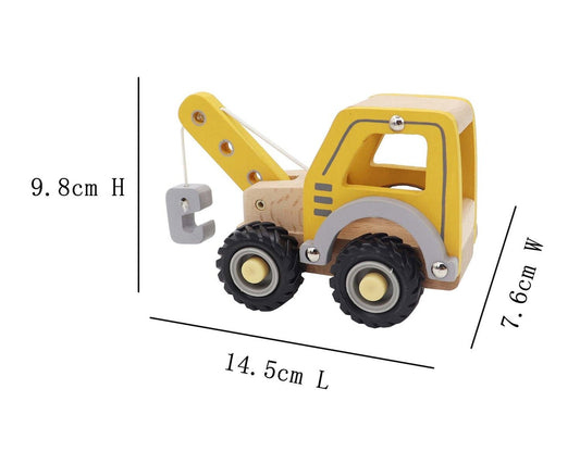 Colorful and fun crane toy, perfect for imaginative play in a childs bedroom.