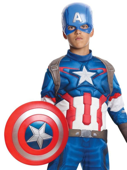 Captain America shield toy for kids, 12 size, Marvel-licensed, perfect for imaginative play at home.