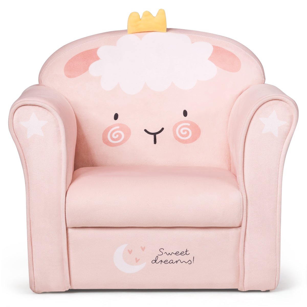 Children's Sofa with Adorable Lamb Design: Enhance Bedroom Comfort and Style
