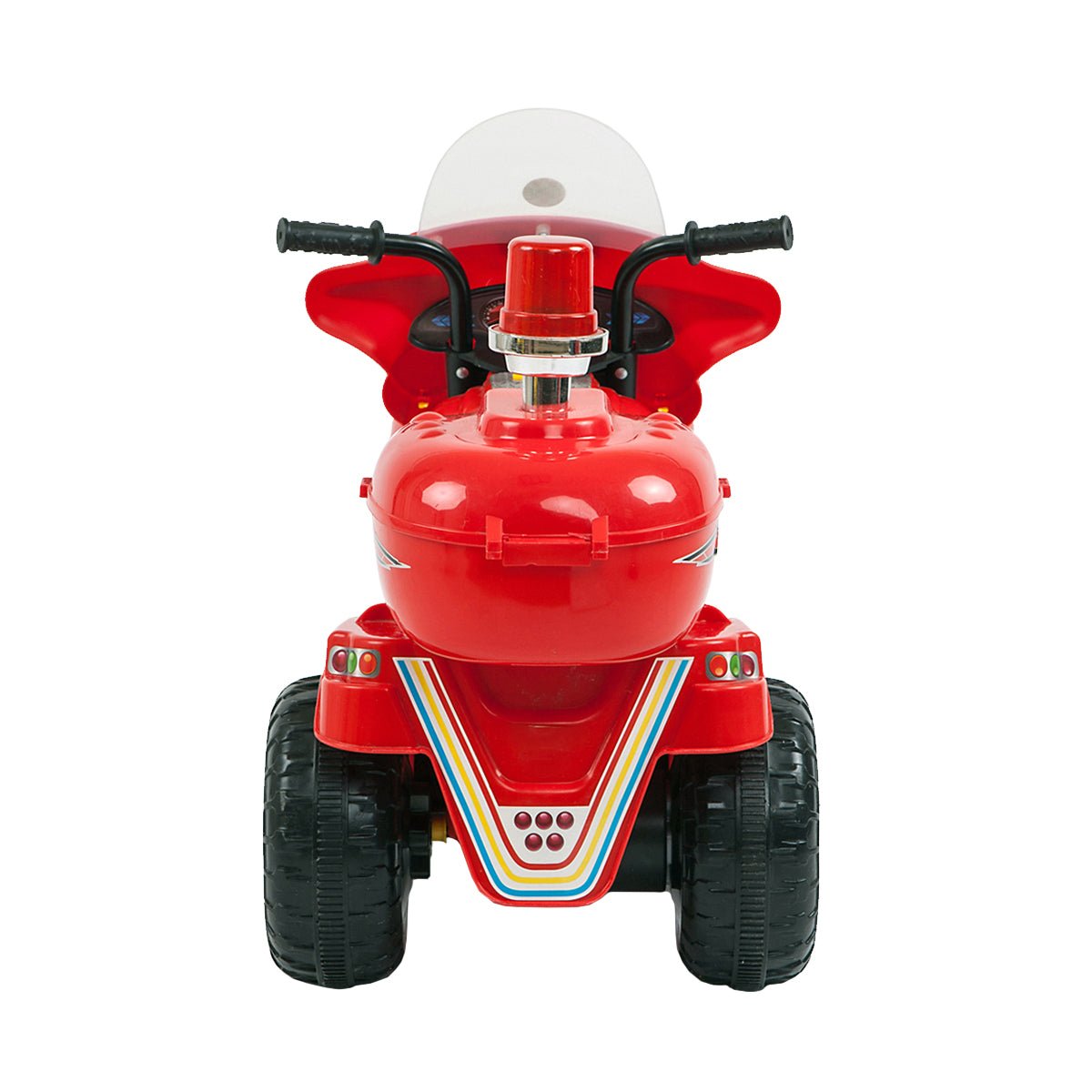 Red Childrens Electric Ride-on Motorcycle, Rechargeable for 1Hr of indoor/outdoor playtime