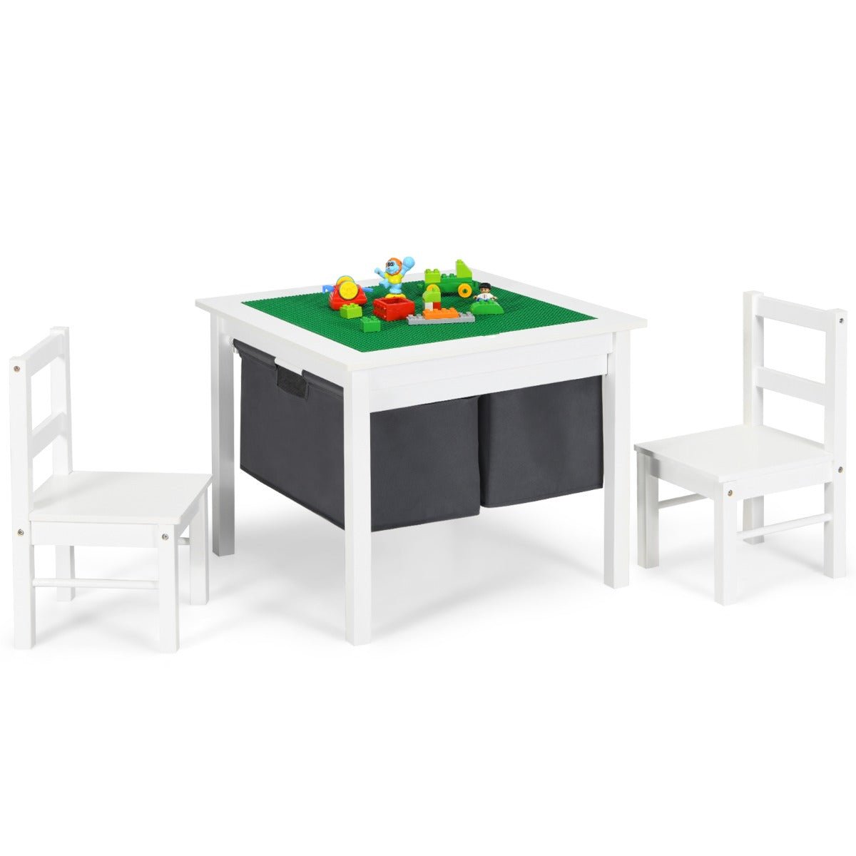 White and Gray Play Table