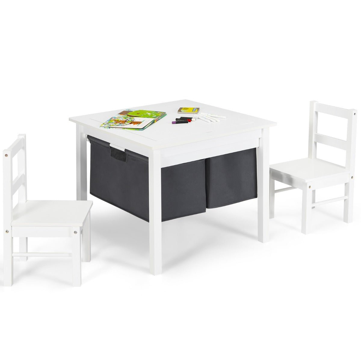 Kids Art Table with Storage