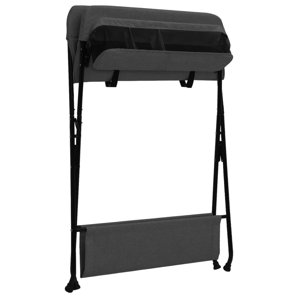 Dark Grey Changing Station with Handy Compartments - Kids Mega Mart