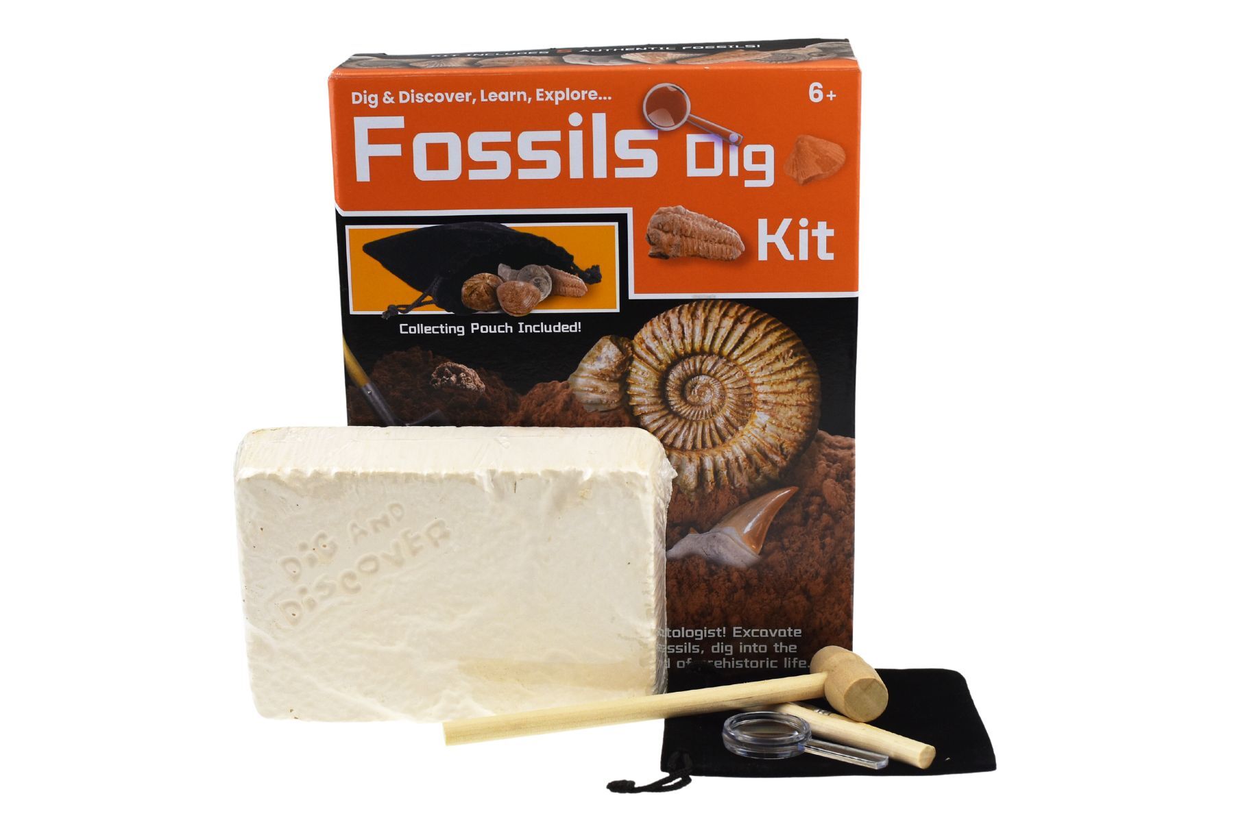 Dig & Discover Fossils Dig Kit - Kids Mega Mart