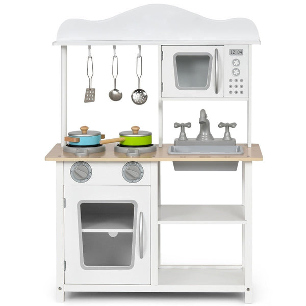 Learning through Play: Educational Kids Play Kitchen with Cooking Set