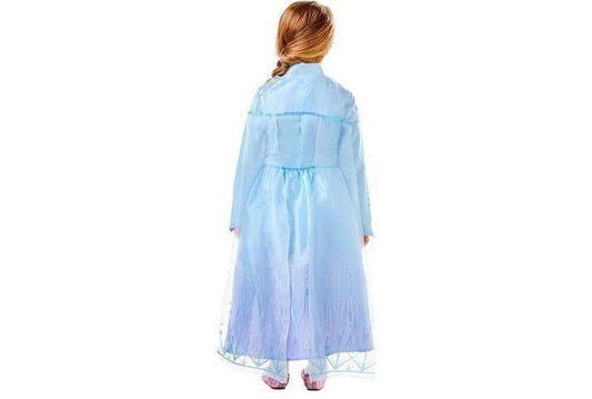 Elsa Frozen 2 Official Deluxe Costume Dress and Cape for childrens imaginative play at home.