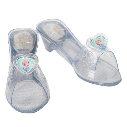 Disney Frozen 2 Elsa Glittery Blue Role Play Shoes for Kids, perfect for imaginative play.