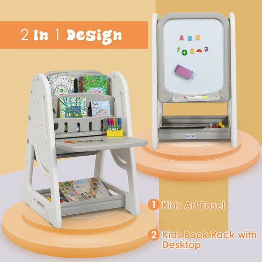 Erasable Magnetic Whiteboard - Customizable Height for Learning and Play