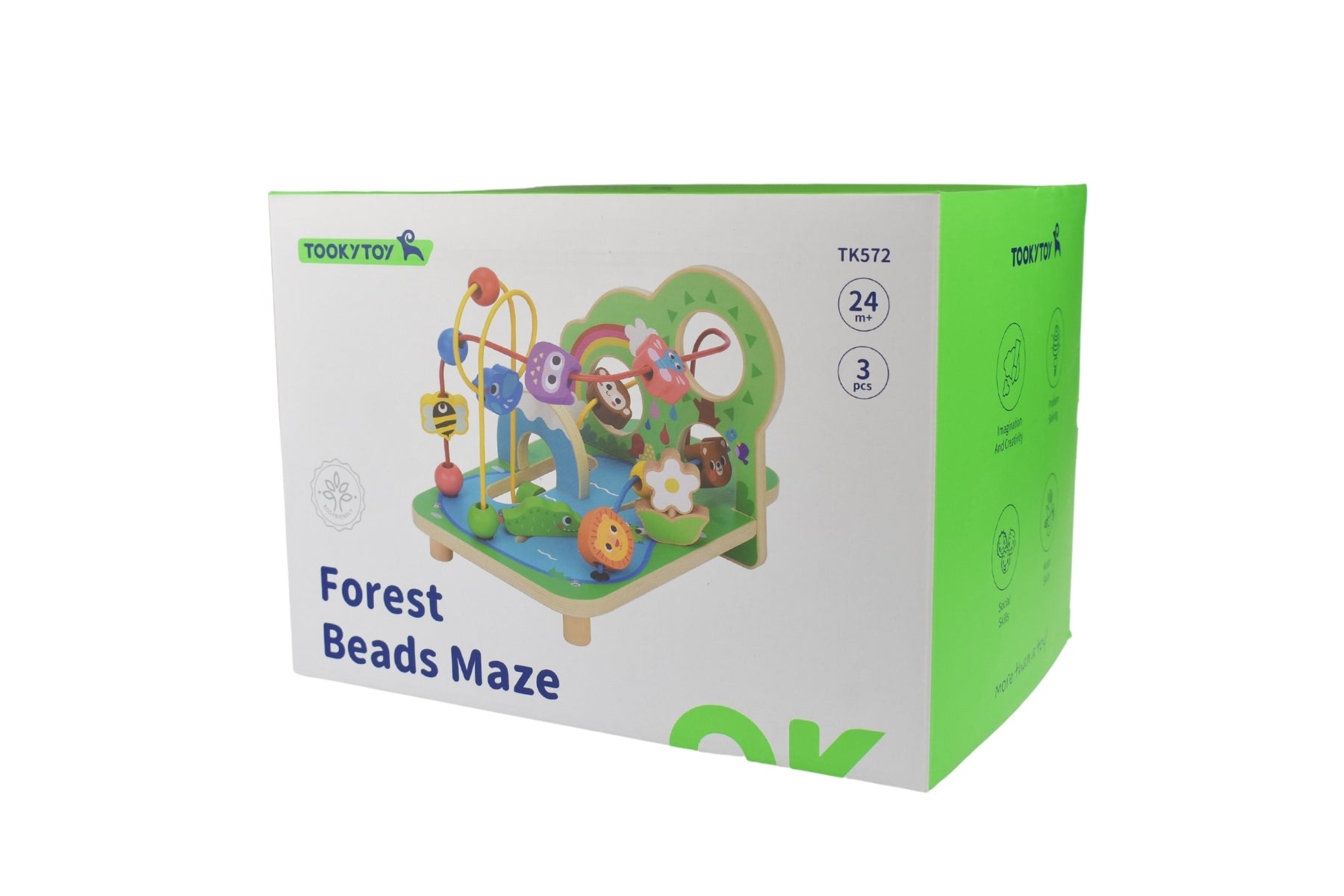 Nature-Themed Bead Maze for Fine Motor Skills
