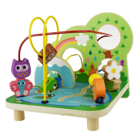 Engaging Wooden Forest Maze for Toddlers