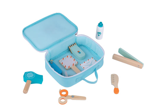 Little Hairdresser Play Set in Carry Bag for imaginative role-playing fun at home.