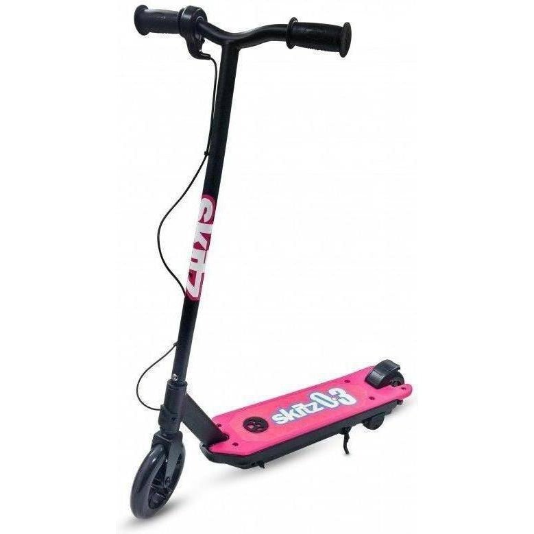 Go Skitz 0.3 Electric Scooter in Pink, perfect fun for kids at home.
