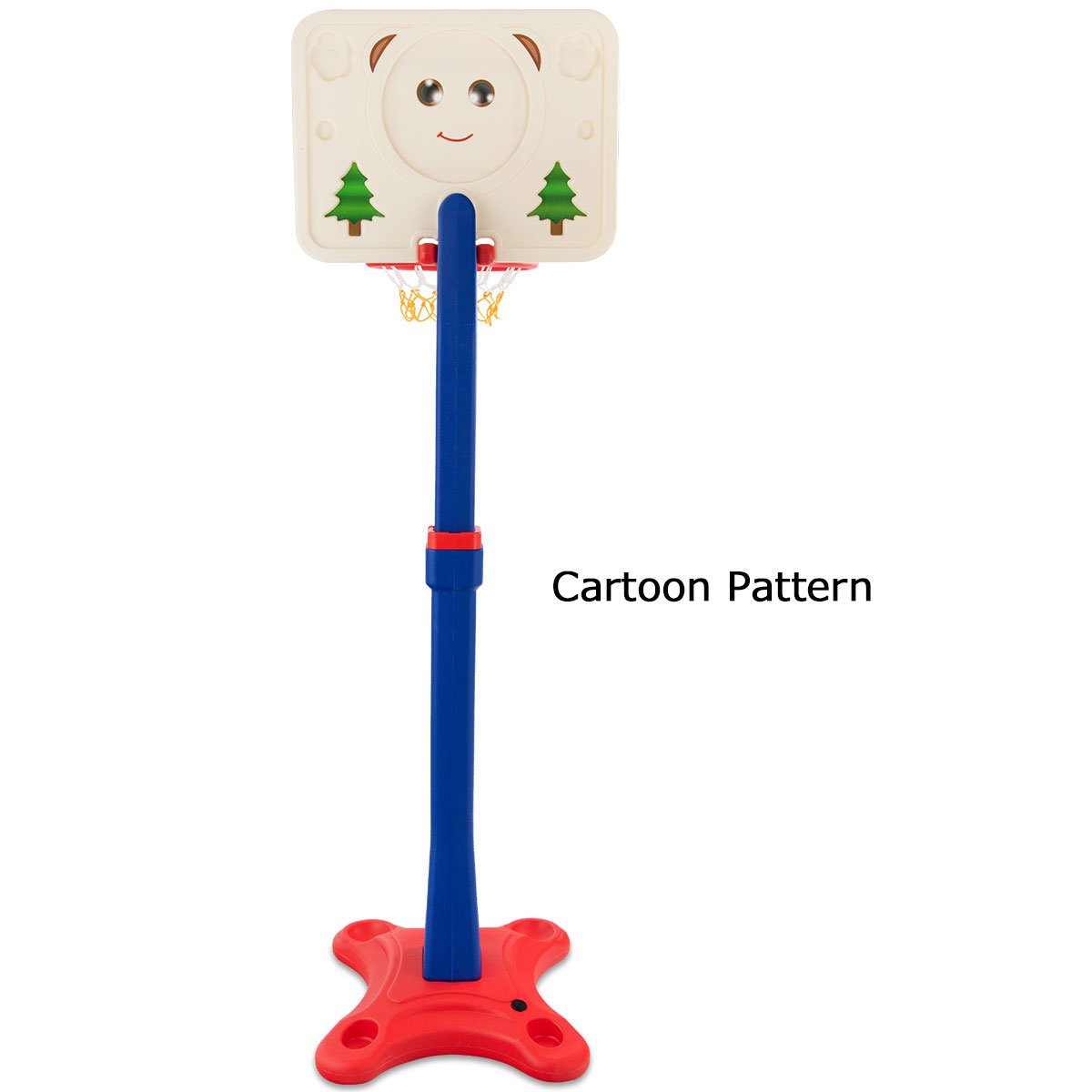 1Playful Skill Development: Height Adjustable Toddler Basketball Hoop Set for Kids