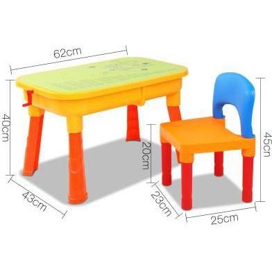 Keezi Kids Activity Table & Chair Sandpit Set Measurements
