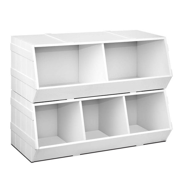 Keezi Toy Box Storage Organiser Bookcase Australia | Kids Mega Mart | Shop Now!