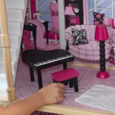Shop Kids Dollhouse with Furniture - KidKraft Amelia