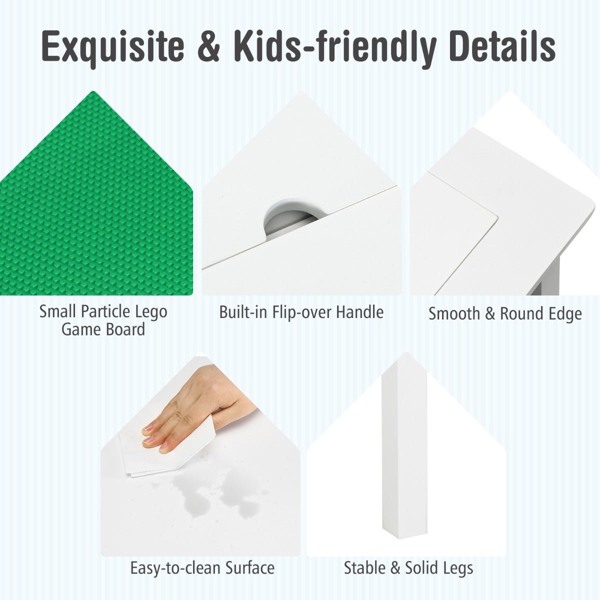Rediscover Convenience with the White Kids Activity Table - Shop Today!