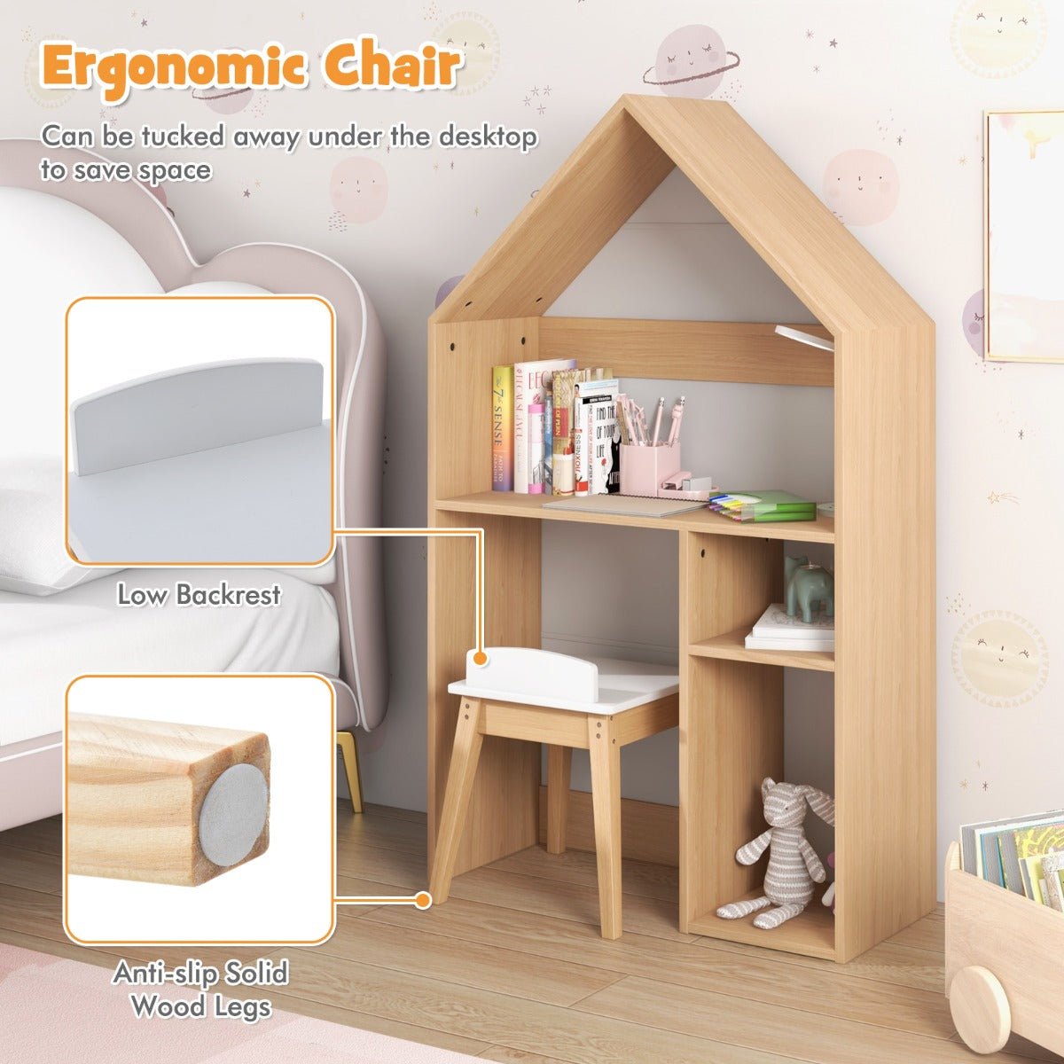 Adorable Desk for Children's Playroom or Bedroom