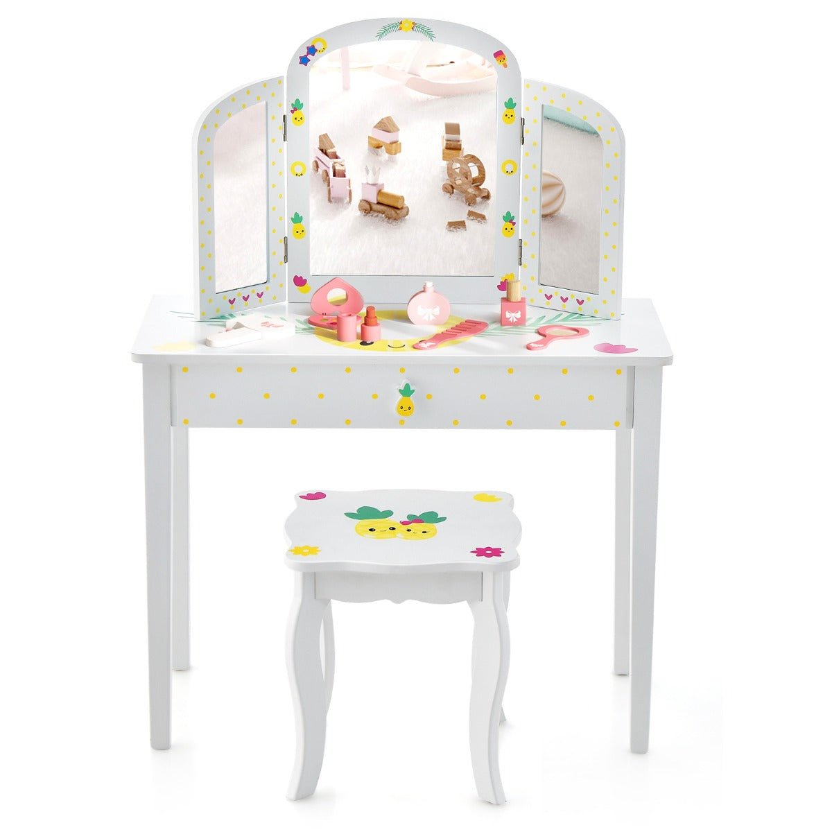 Shop Stylishly with Our Pineapple Vanity Set - Buy Today!