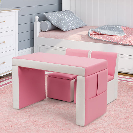 2-in-1 Children's Sofa with Storage Space - Playful and Functional Design