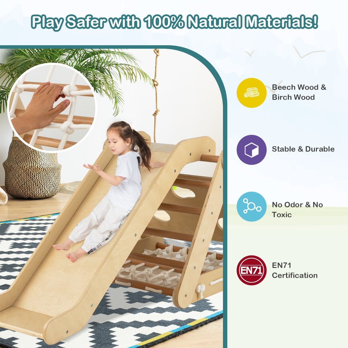 Child Joy Slide Play