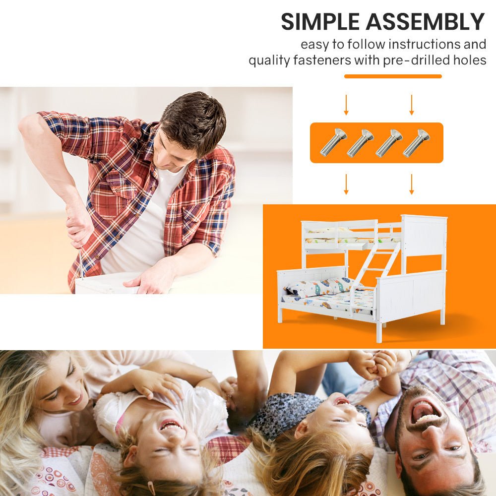 Kingston Slumber Triple Bunk Bed Assembly Process Kingston Slumber Triple Bunk Bed Assembly Process