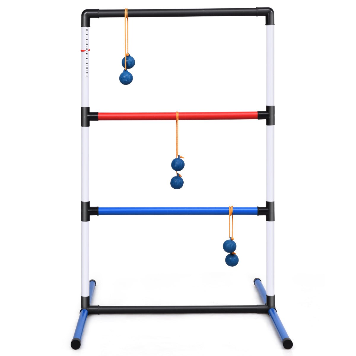 Ladder Toss Game Set - 6 PE Bolas Included for Fun Play