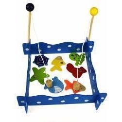 Colorful magnetic fishing game for kids, promotes hand-eye coordination and hours of imaginative play.