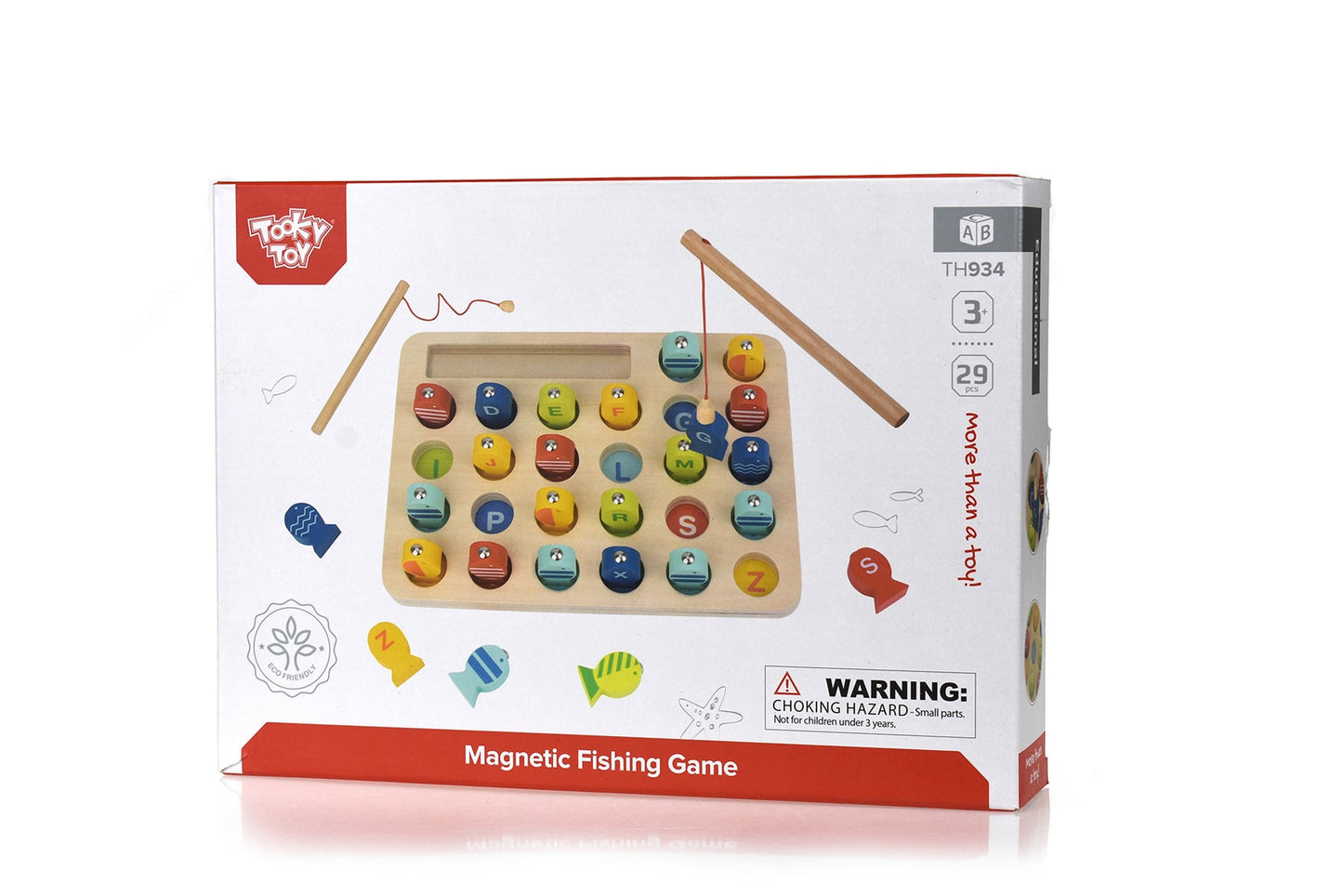 Colorful magnetic fishing game teaching alphabet recognition to kids for fun learning at home. Colorful magnetic fishing game teaching alphabet recognition to kids for fun learning at home.