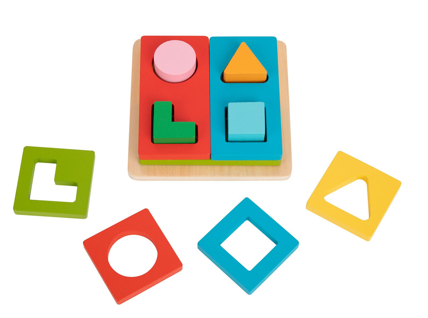 Colorful Multi-Shape Sorter for toddlers, promoting cognitive development through interactive play at home.