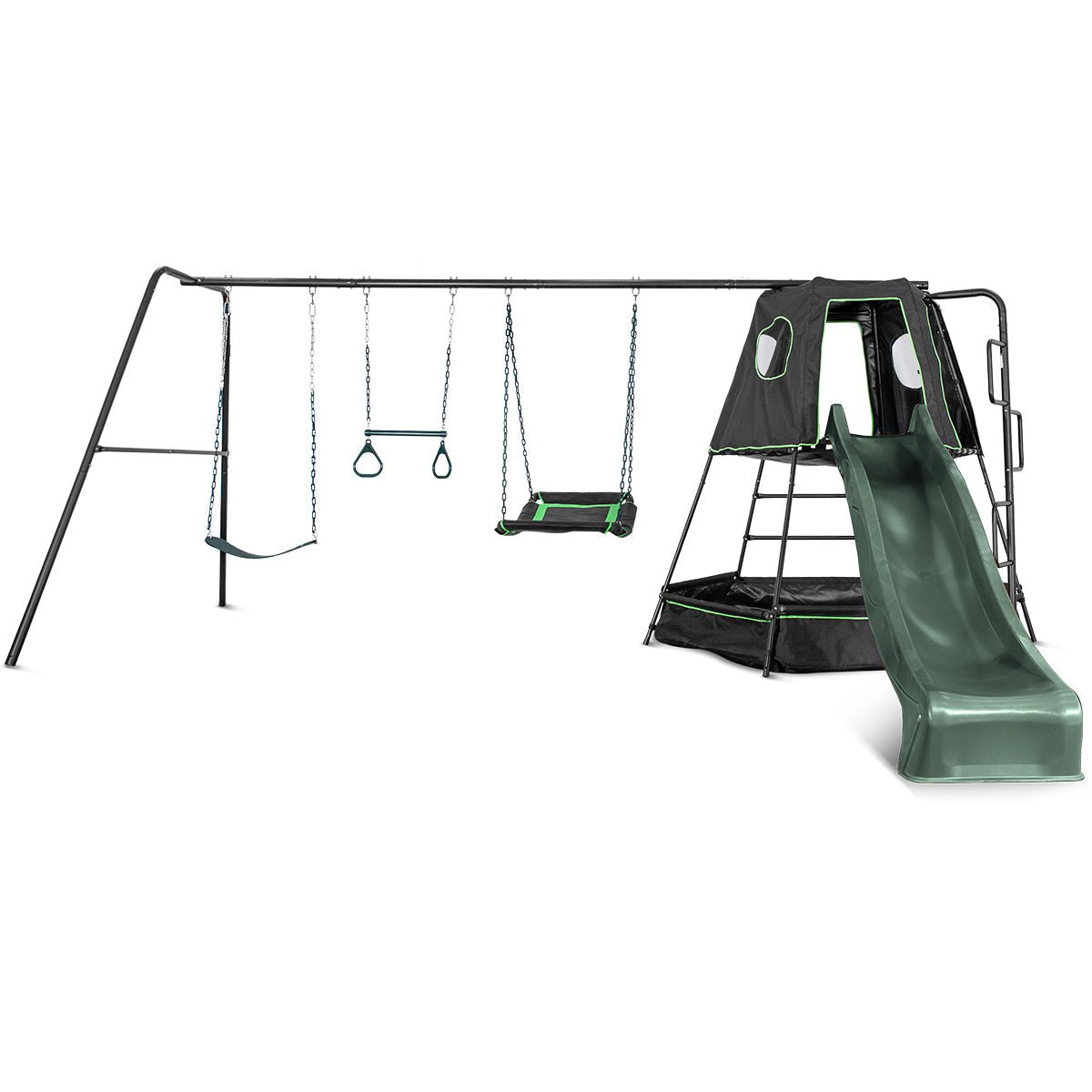 Get Active with Pallas Play Tower and Green Slide | Shop Now