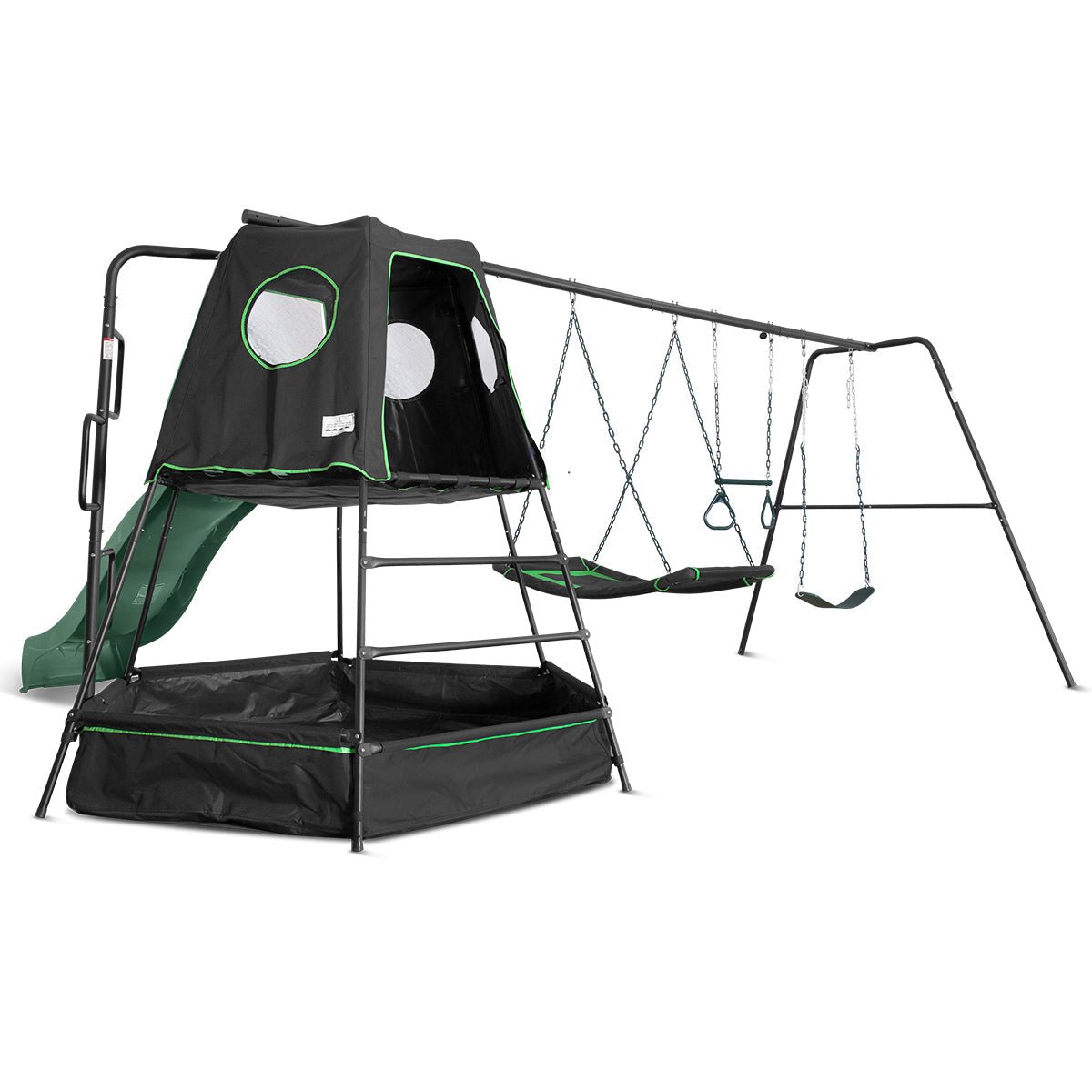 Explore Pallas Play Tower with Metal Swing Set and Slide | Kids Mega Mart