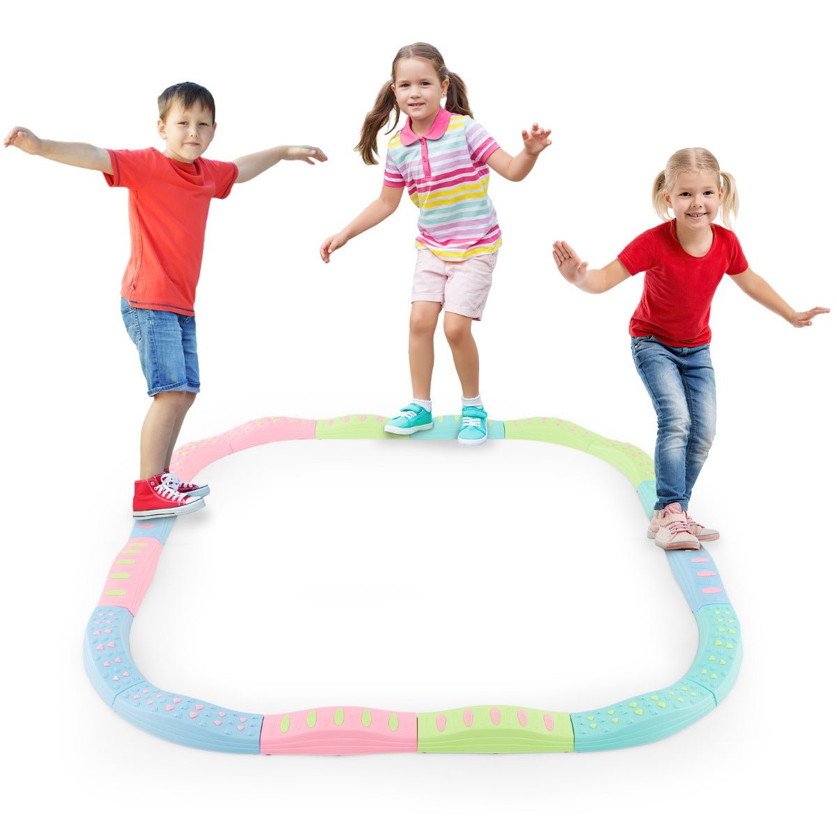 Pastel Balance Beam Set for Kids - Kids Mega Mart