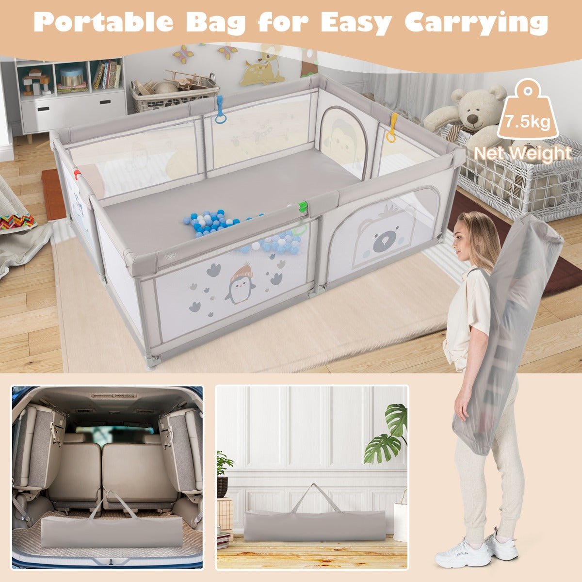 Little Explorer's Penguin Playpen