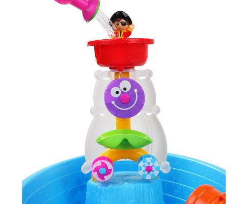 Blue Pirate-themed Sand and Water Table Play Set for imaginative indoor/outdoor play. Blue Pirate-themed Sand and Water Table Play Set for imaginative indoor/outdoor play.