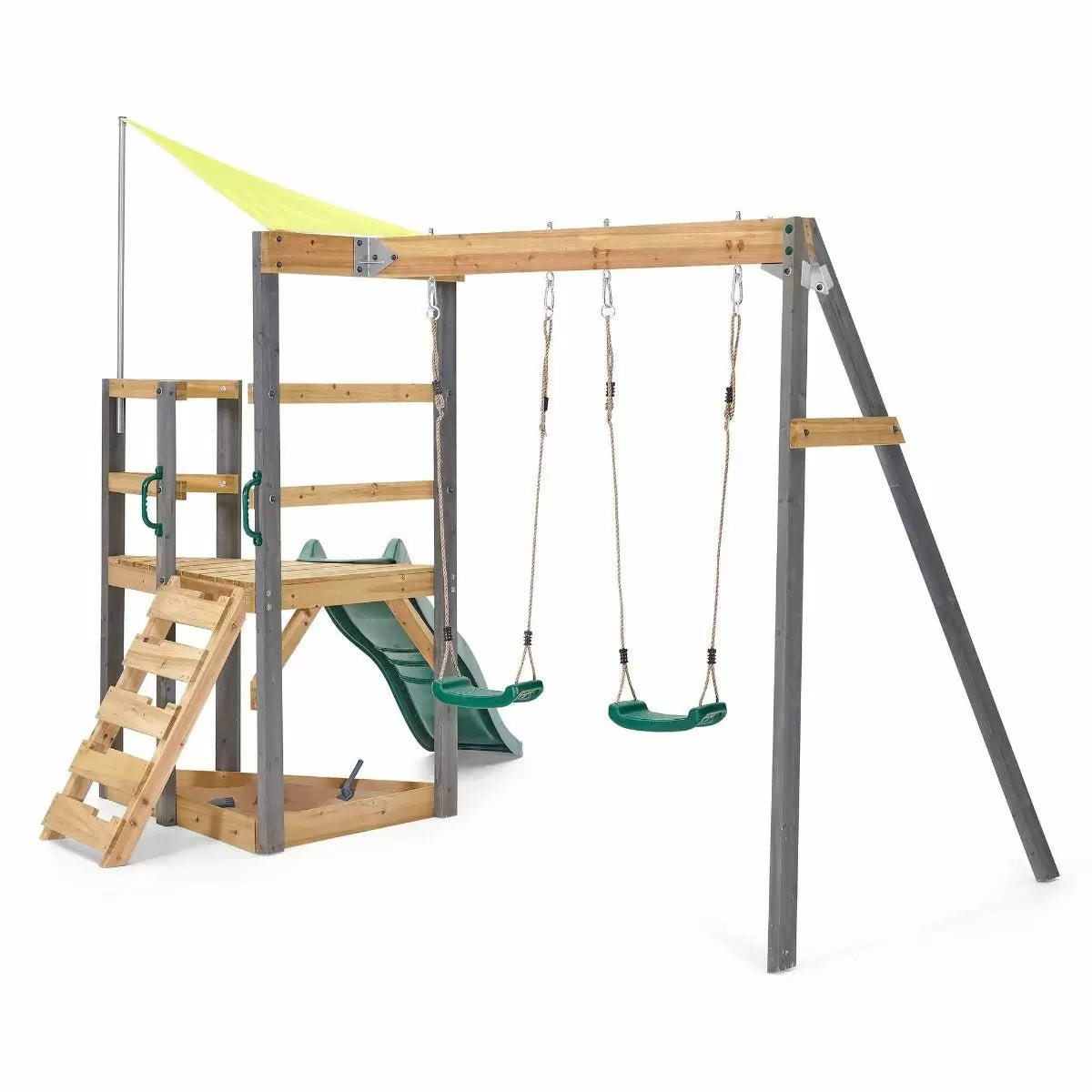 Double Swing Delight - Plum Barbary Playcentre