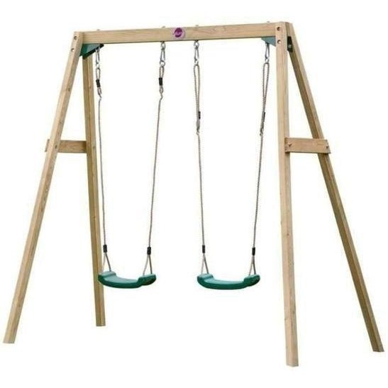 Buy Plum Double Wooden Swing Set