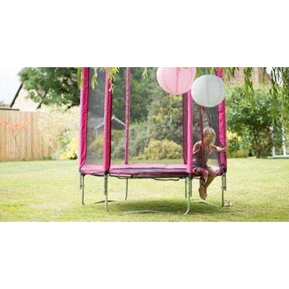 Buy Plum Junior 6ft Trampoline Pink - Height Image Buy Plum Junior 6ft Trampoline Pink - Height Image